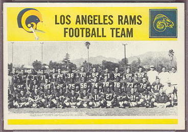 97 Los Angeles Rams Team Card
